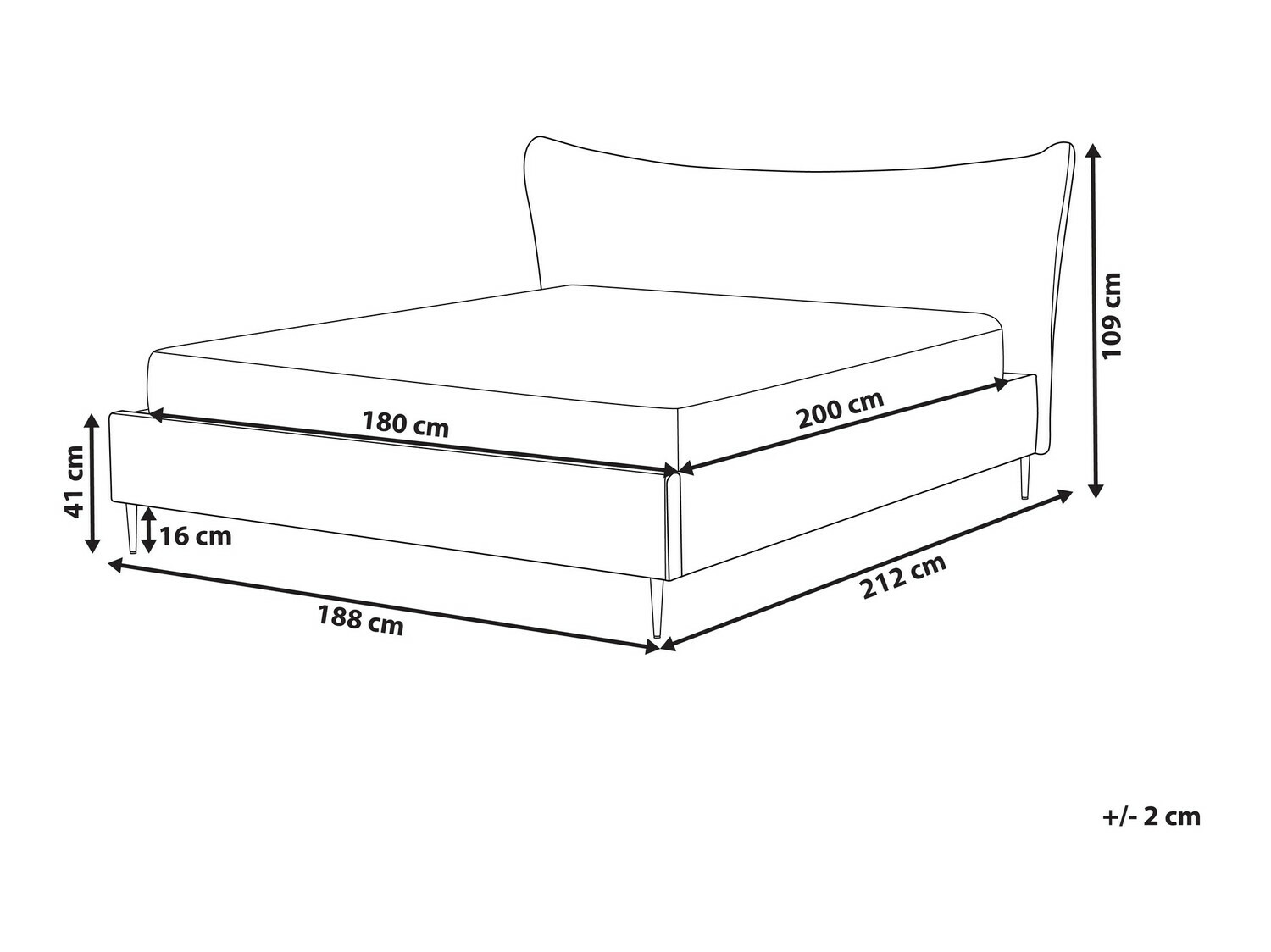 Krevet Berwyn 588 (Ružičasta)