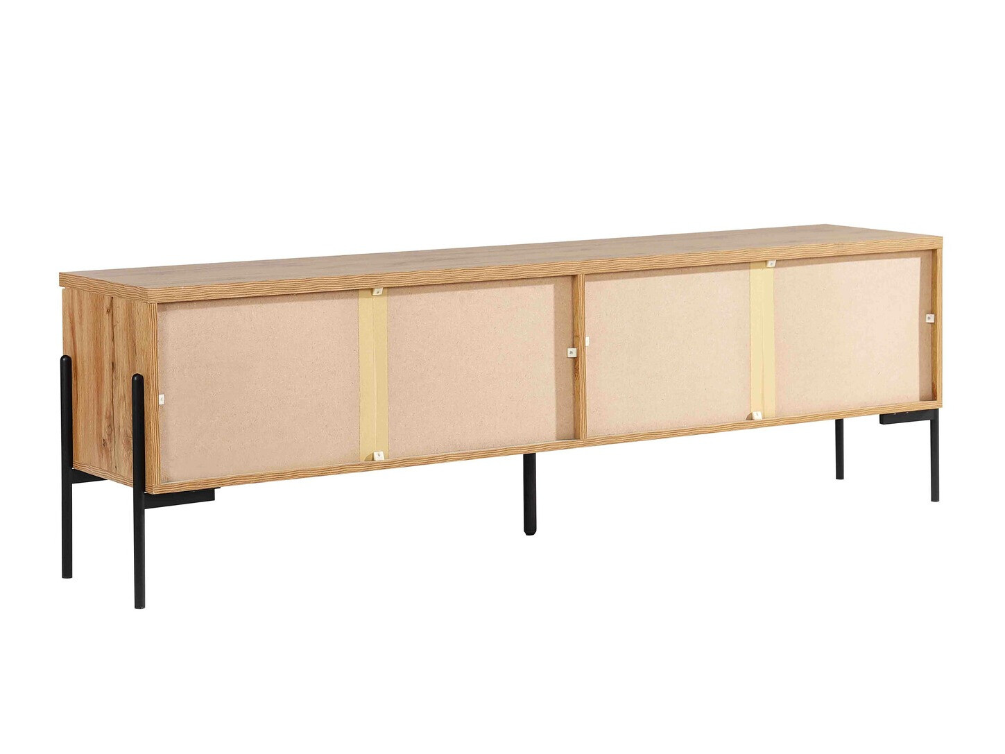 TV stol Denton 1188 (Crna + Wotan hrast)