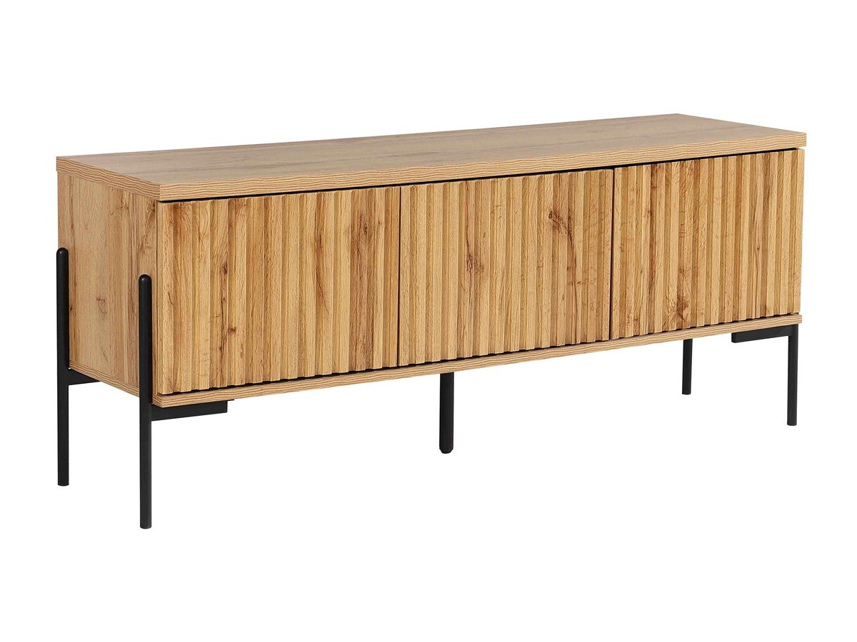 TV stol Denton 1189 (Crna + Hrast Wotan)