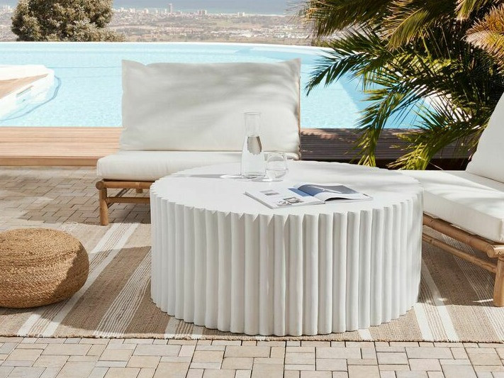 Stolić za kavu Berwyn 2131 (Bijela + Terazzo)