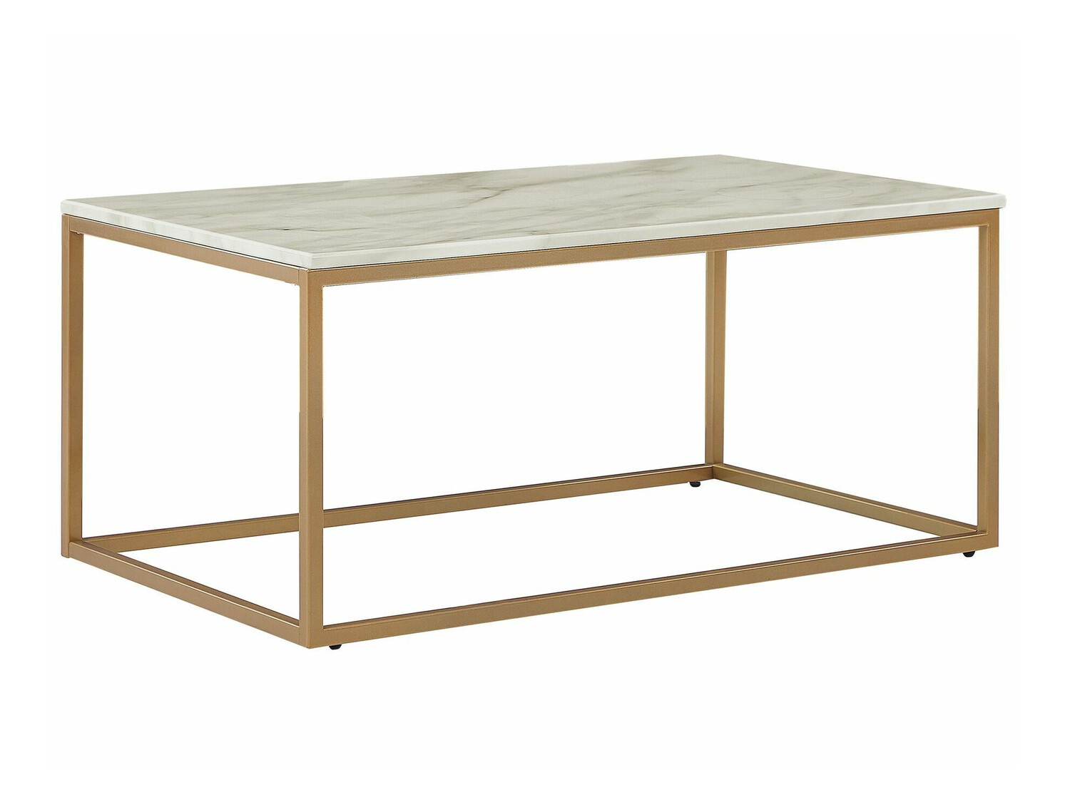 Stolić za kavu Berwyn 638 (Zlatna + Smeđi mramor)