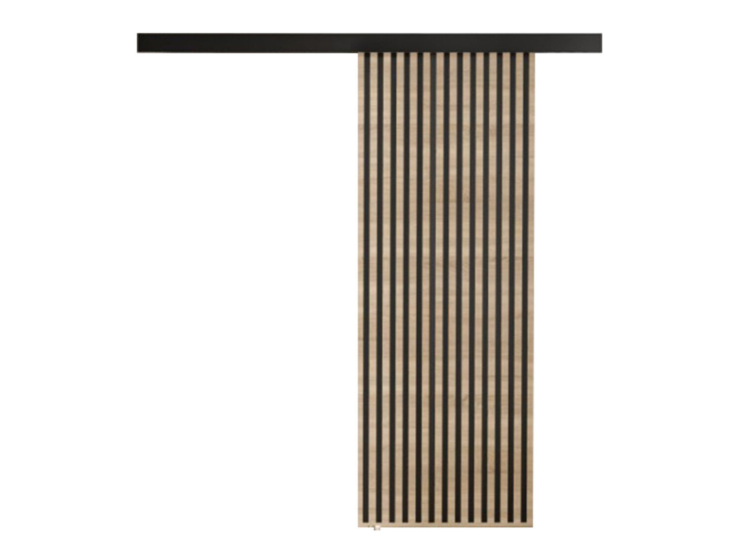 Klizna vrata Dover 201 (Sonoma hrast + Crna)