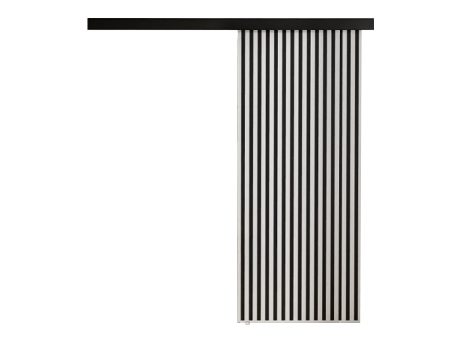 Klizna vrata Dover 202 (Bijela + Crna)