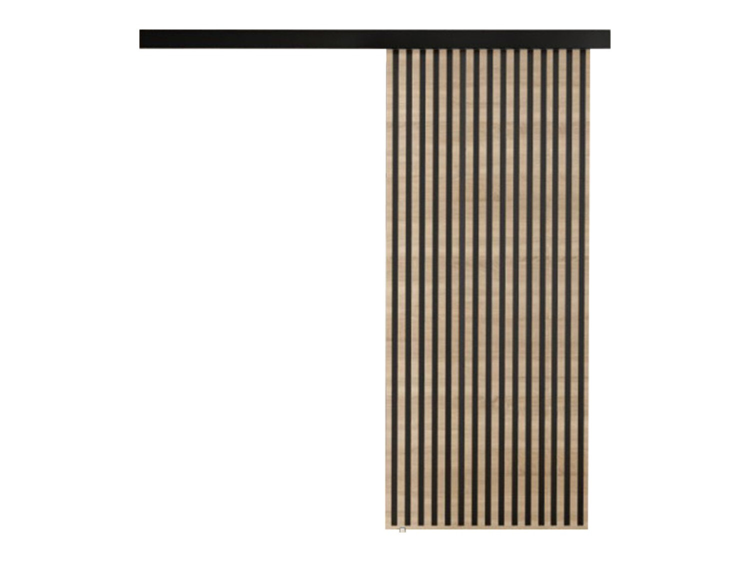 Klizna vrata Dover 202 (Sonoma hrast + Crna)