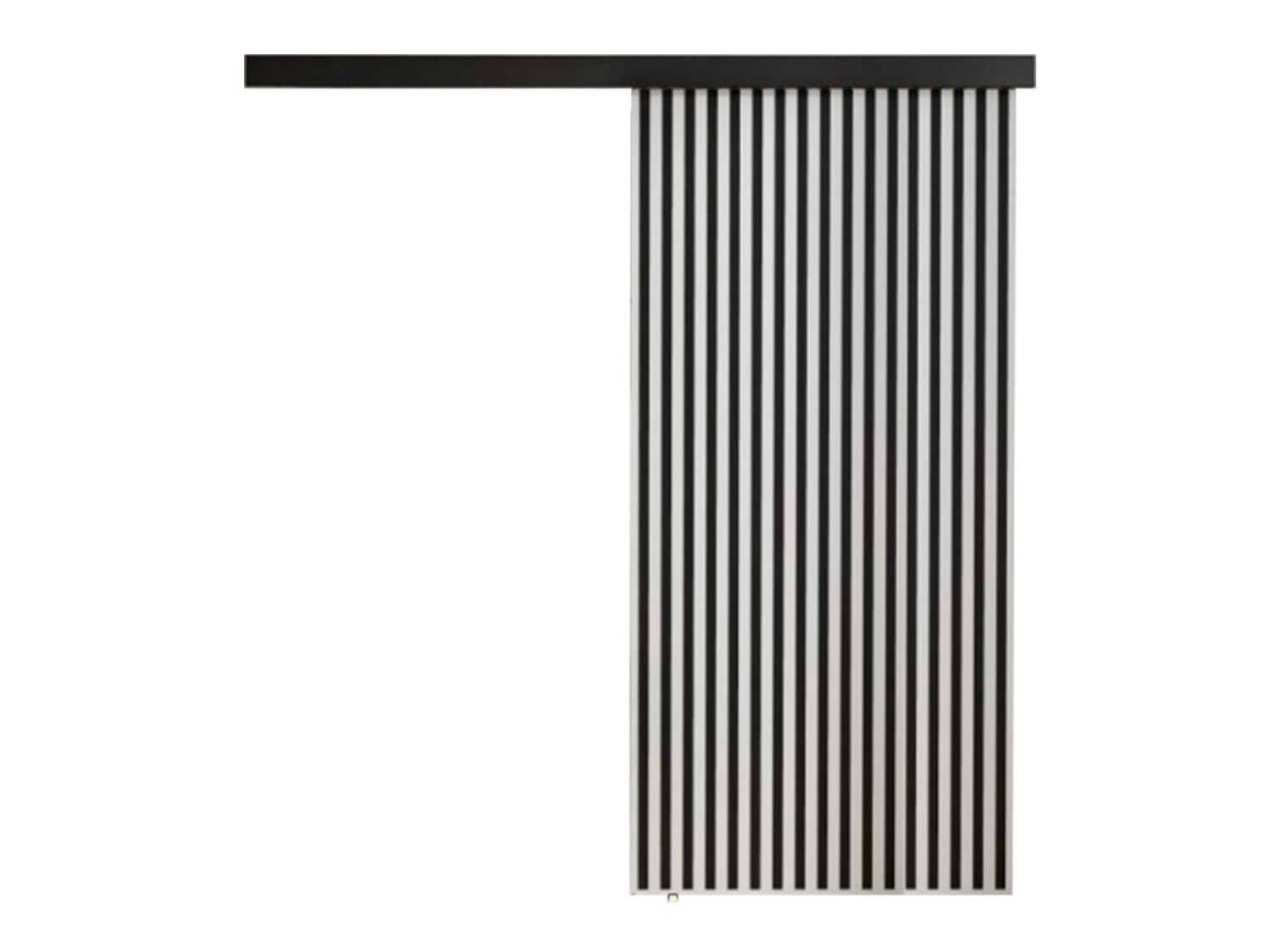 Klizna vrata Dover 203 (Bijela + Crna)