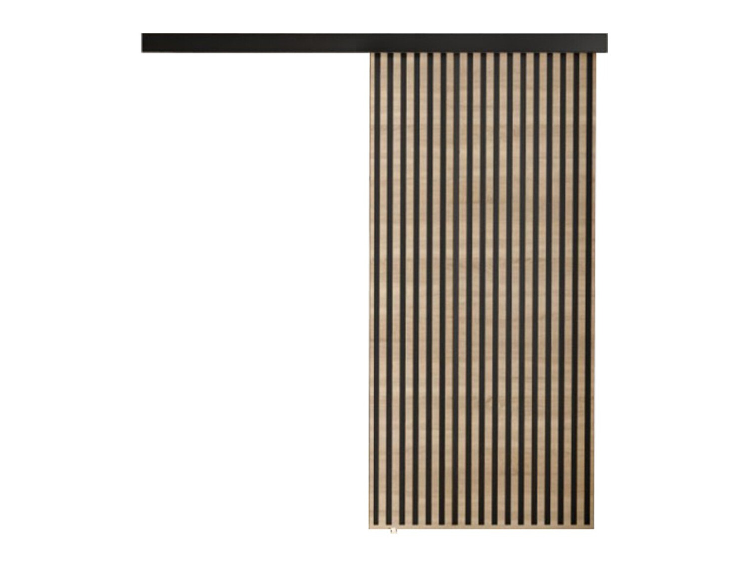 Klizna vrata Dover 203 (Sonoma hrast + Crna)