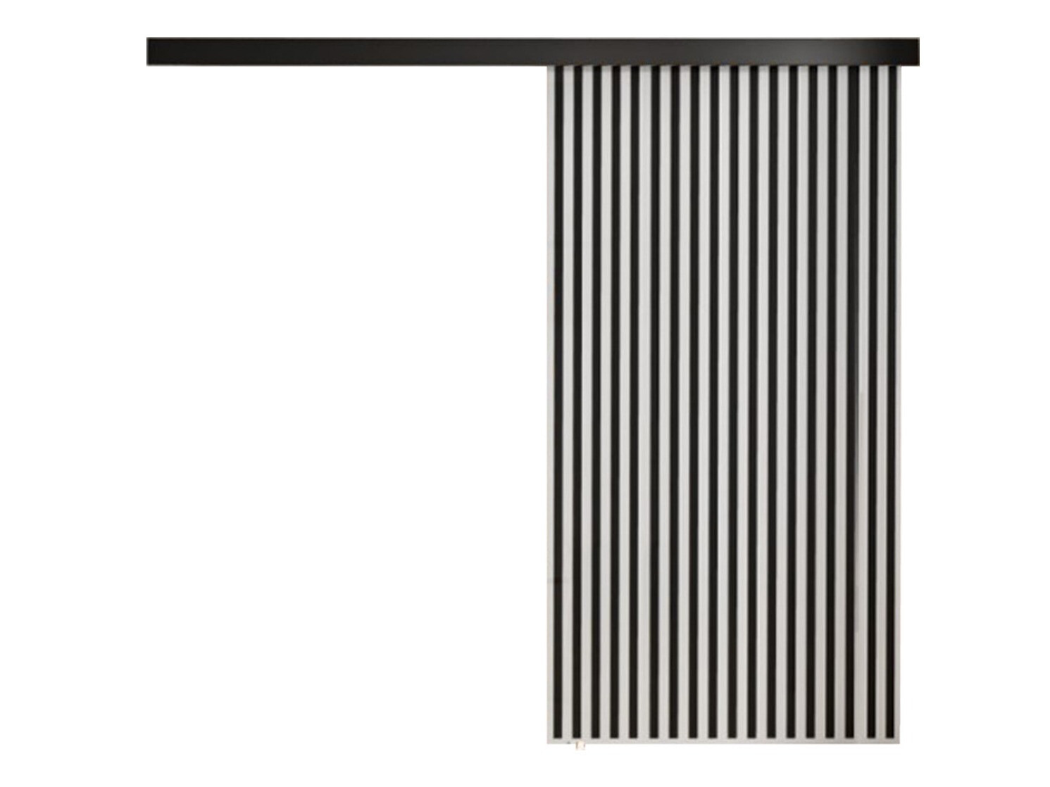 Klizna vrata Dover 204 (Bijela + Crna)