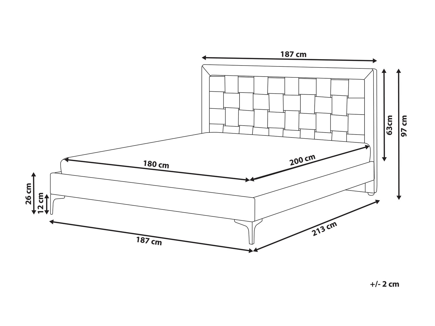 Krevet Berwyn 639 (Taupe)