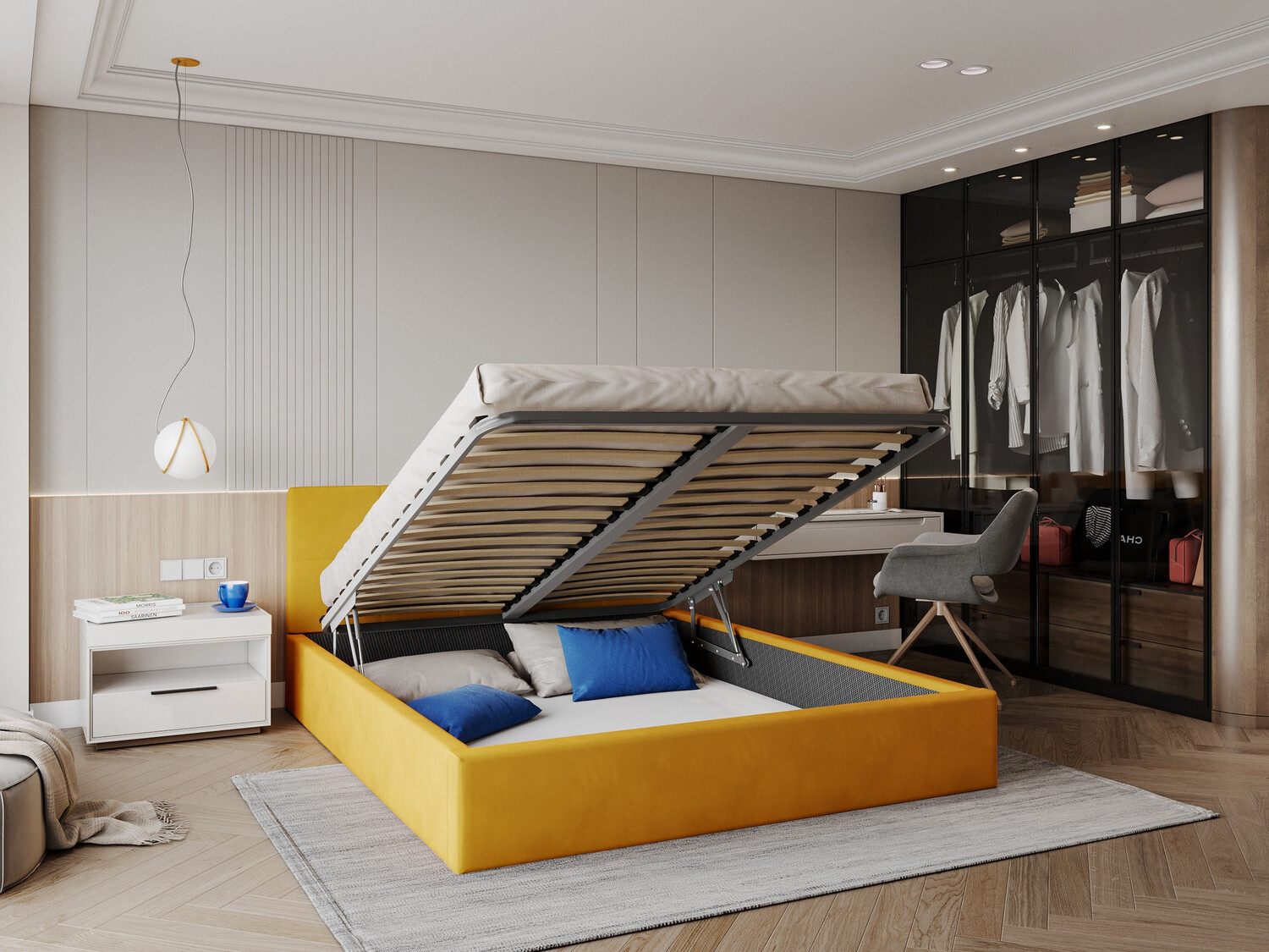 Krevet Fairfield 106 (Žuta)