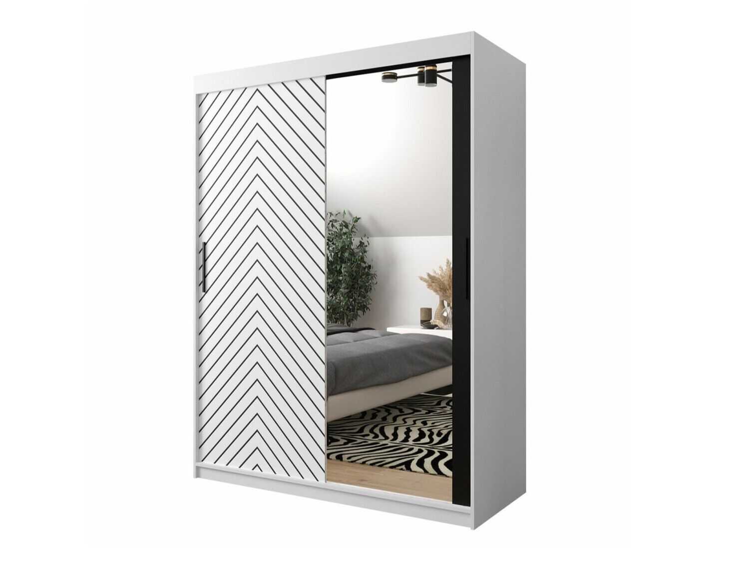 Ormar Hartford 311 (Bijela + Crna)