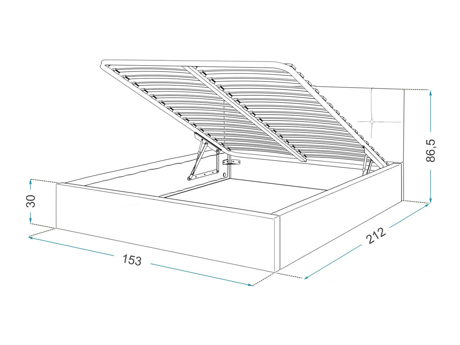 Krevet Fairfield 107 (Ružičasta)