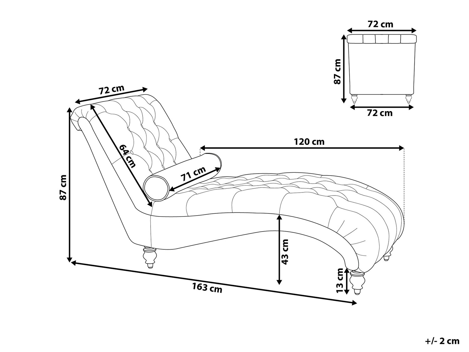 Ležaj Berwyn 678 (Bež + Smeđa)