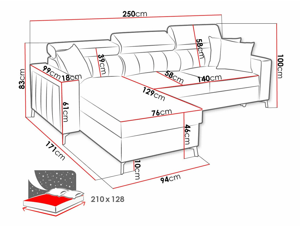 Kutna garnitura Sarasota 151 (Mono 234 + Botanical 36)