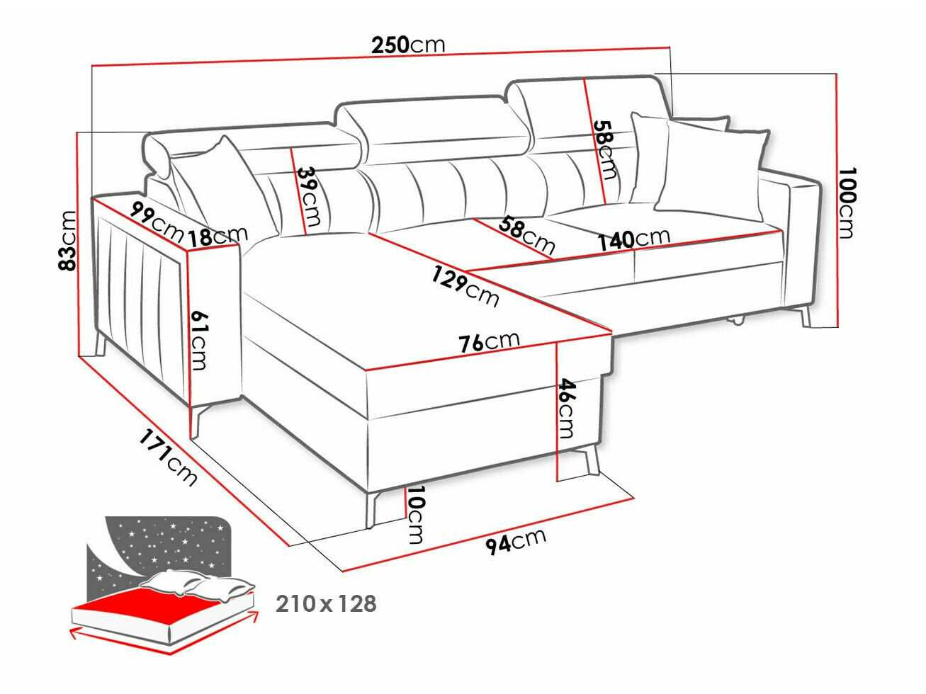 Kutna garnitura Sarasota 151 (Mono 234 + Botanical 36)