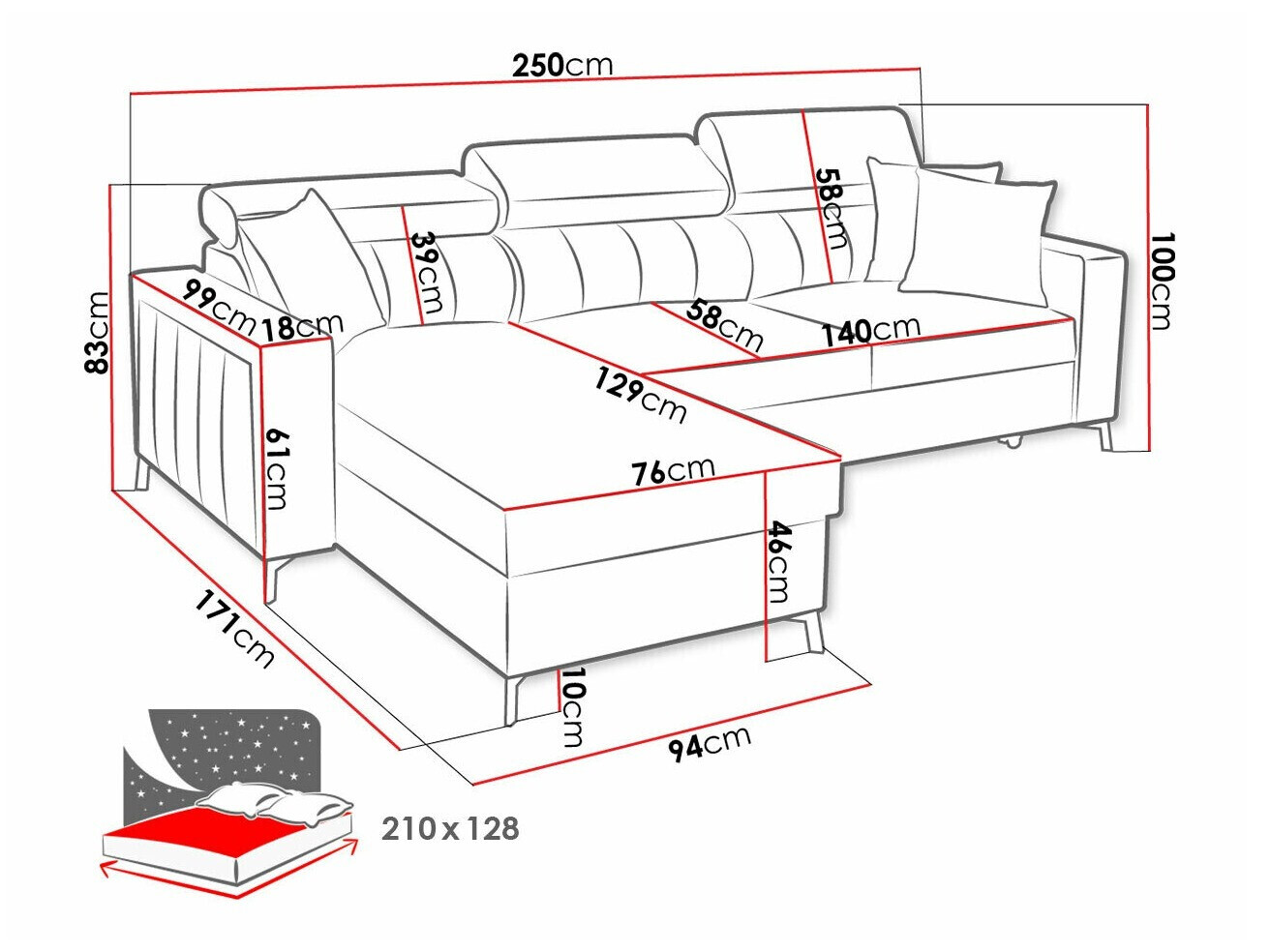 Kutna garnitura Sarasota 151 (Mono 242 + Botanical 36)