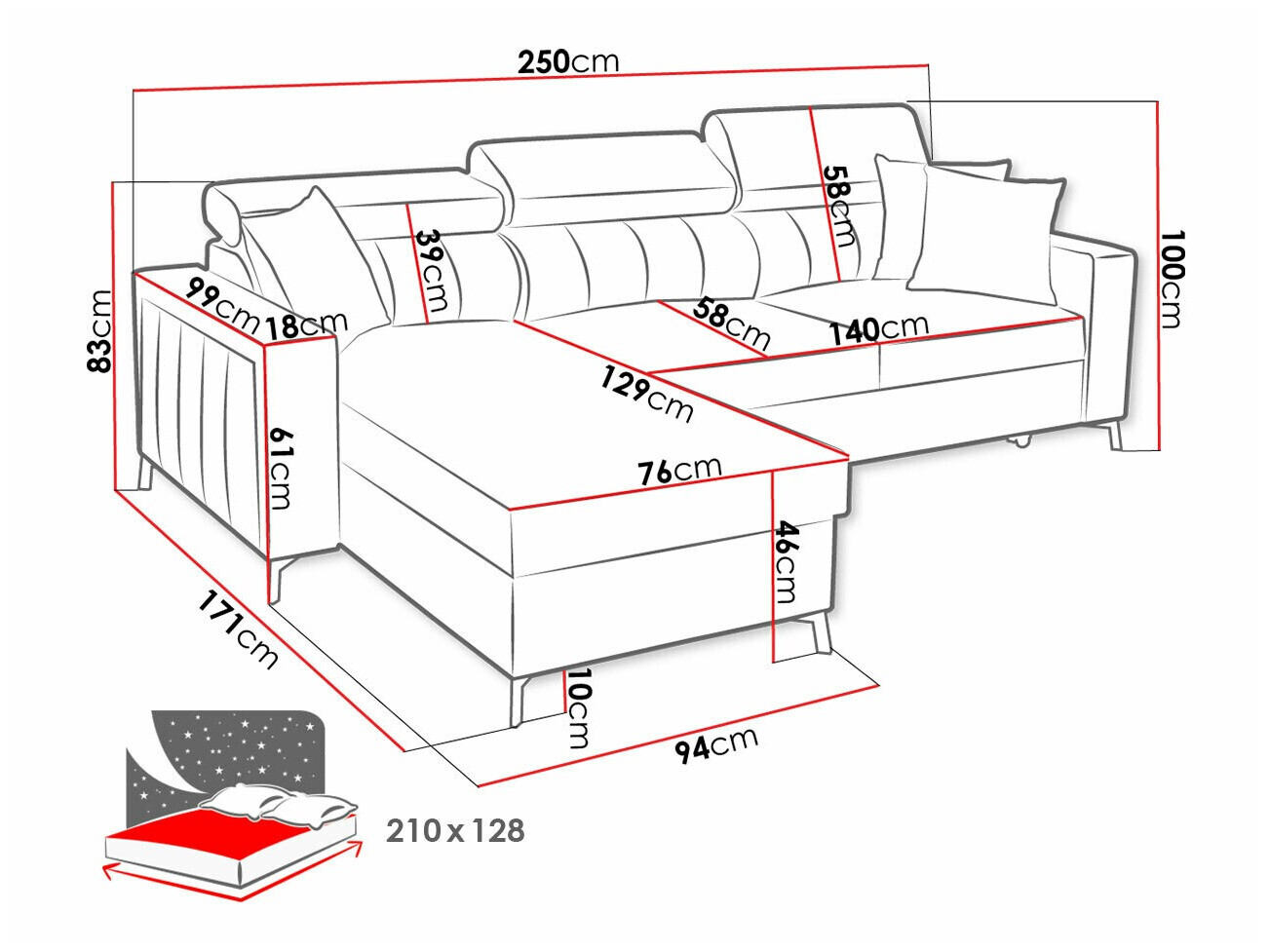Kutna garnitura Sarasota 151 (Mono 244 + Botanical 36)