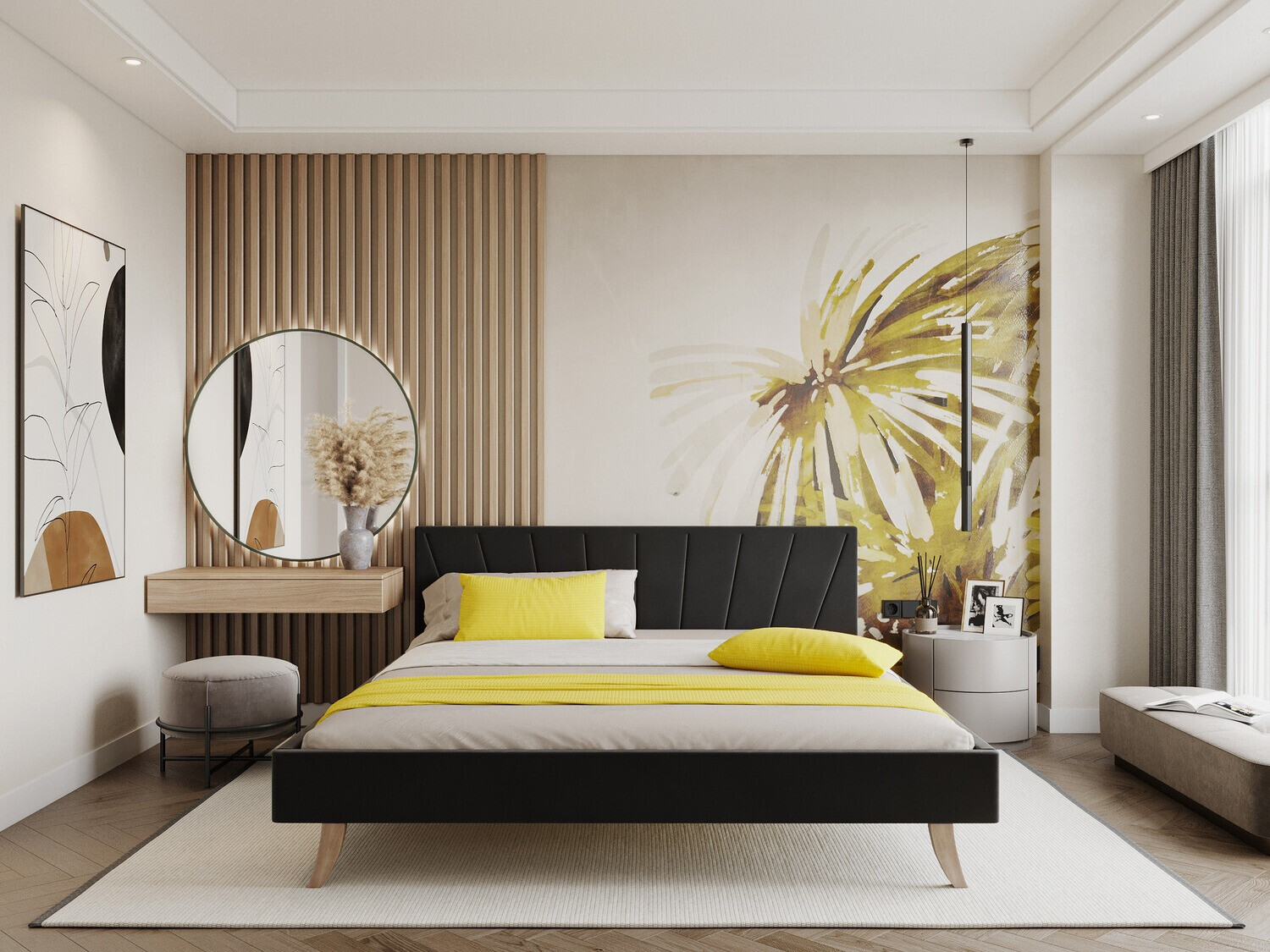 Krevet Fairfield 108 (Crna)