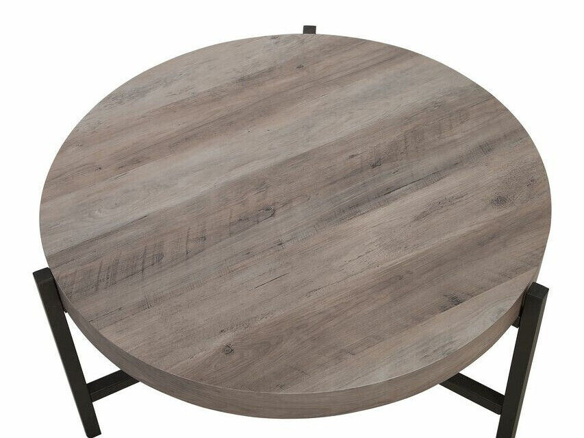 Stolić za kavu Berwyn 707 (Crna + Tamno drvo)