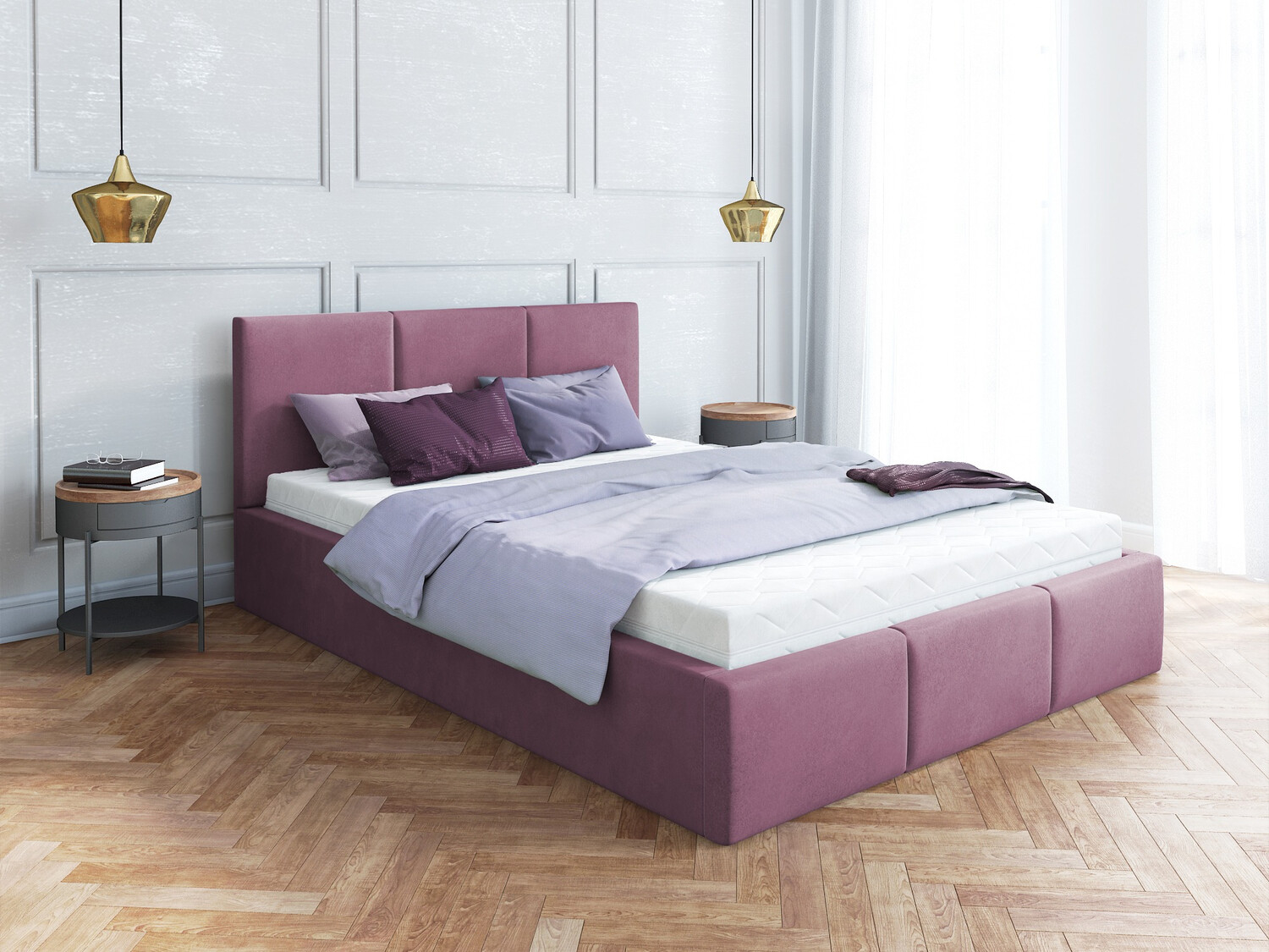 Krevet Fairfield 109 (Ljubičasta)
