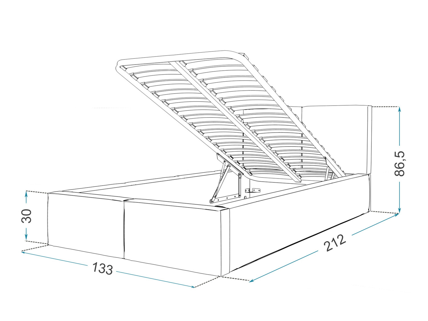 Krevet Fairfield 109 (Zelena)