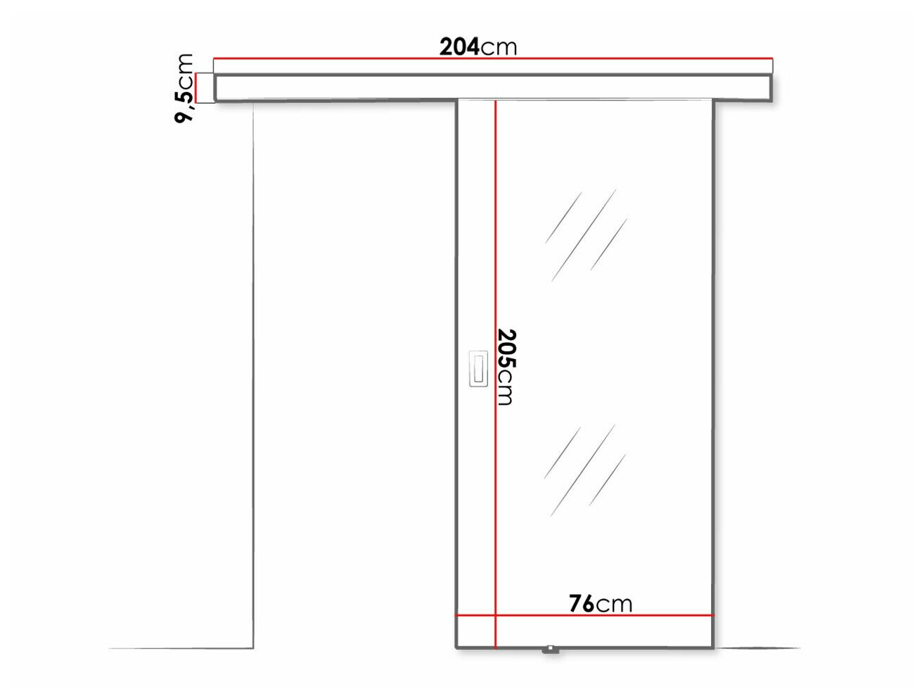 Klizna vrata Dover 205