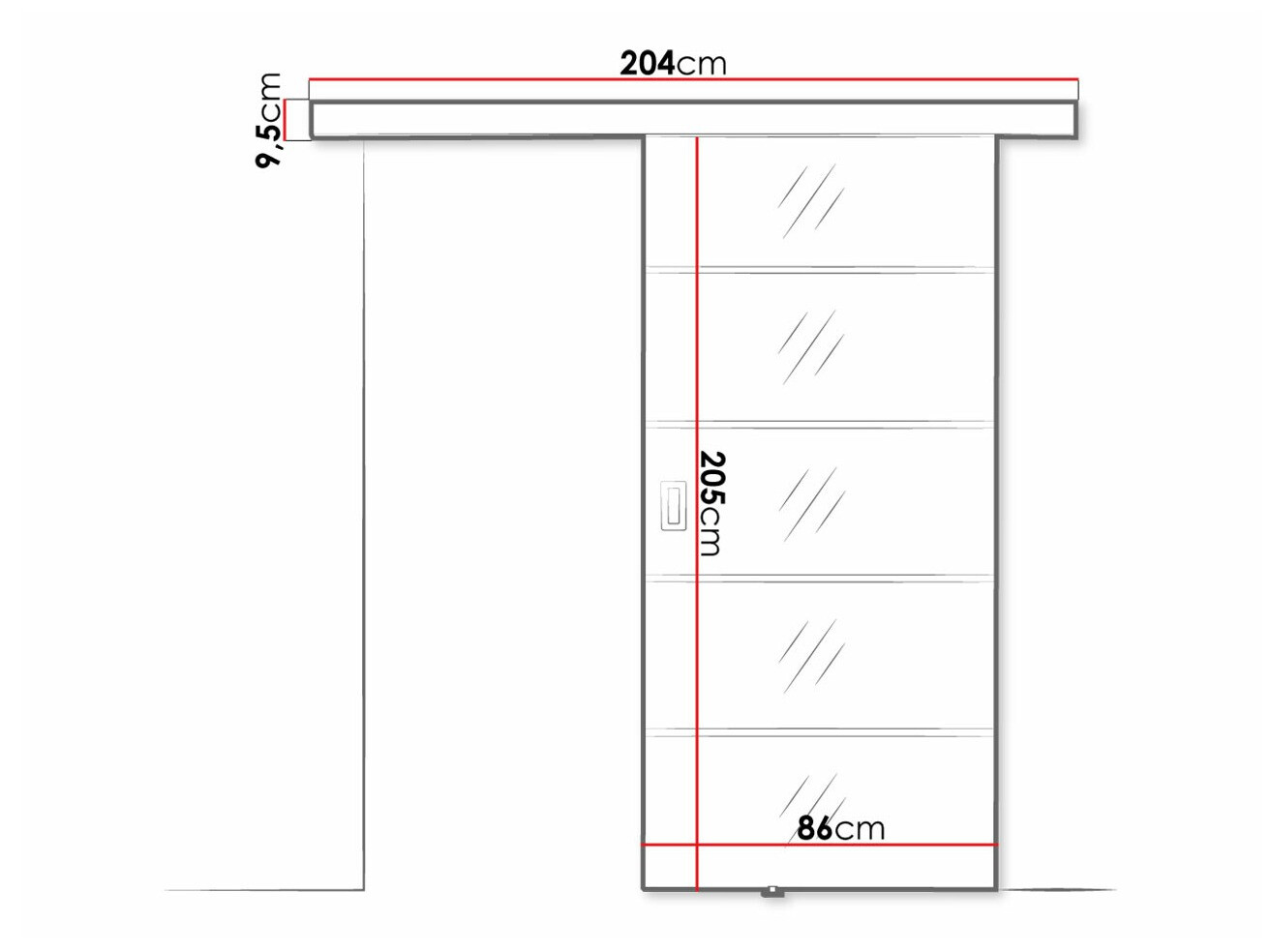 Klizna vrata Dover 210