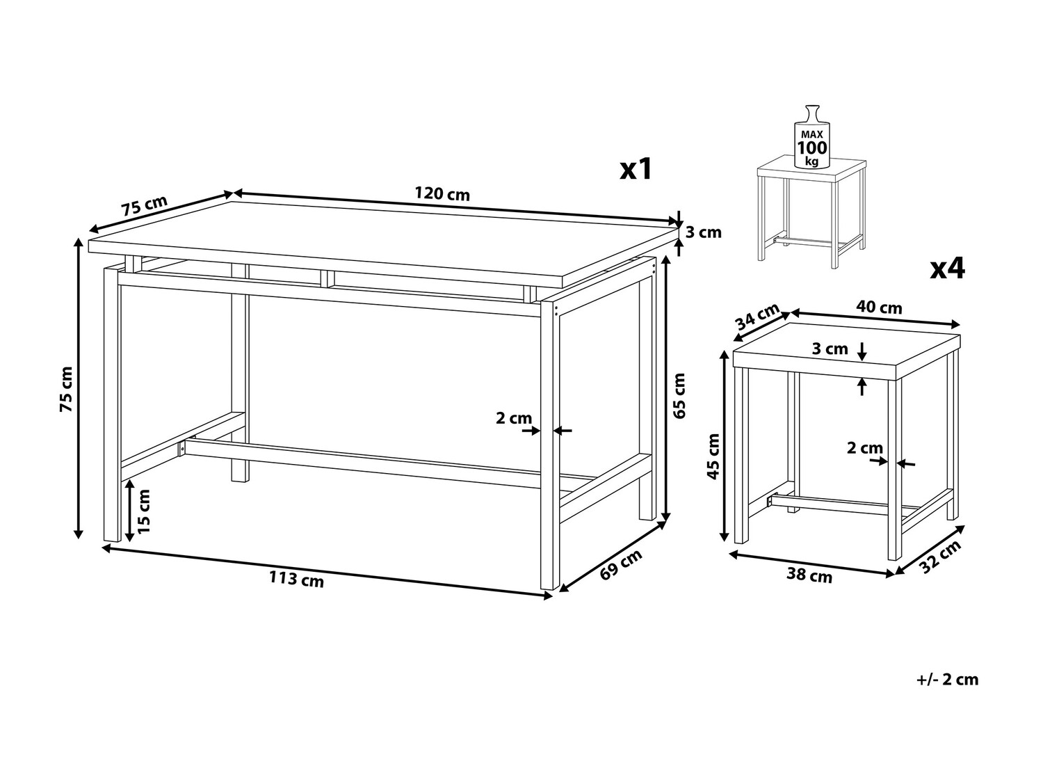 Blagovaonski set Berwyn 725