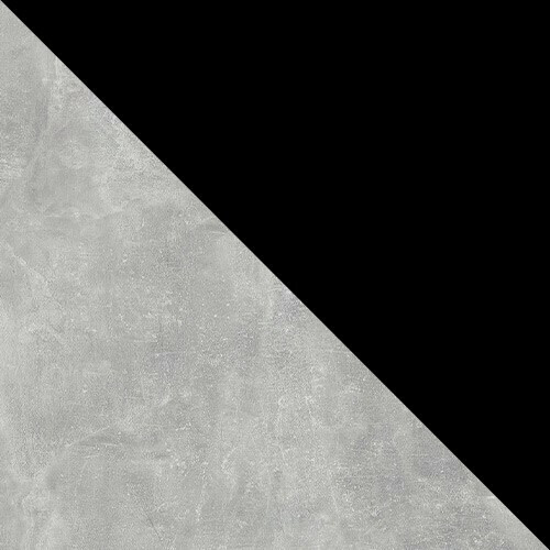 Blagovaonski set Edmond 116 (Sivi mramor + Crna)