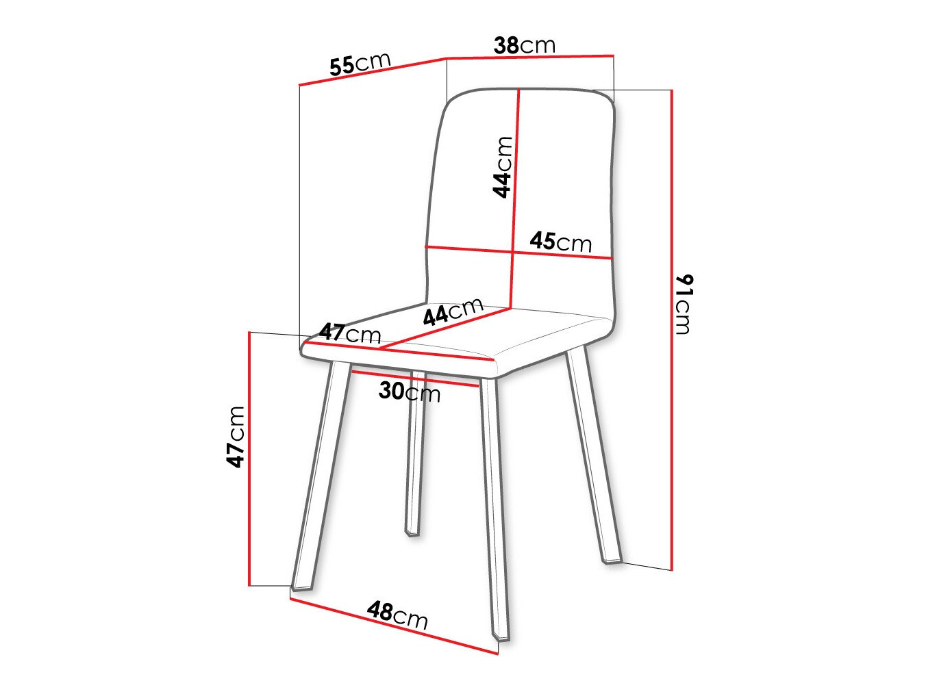 Stolica Edmond 115 (Amor Velvet 4322)
