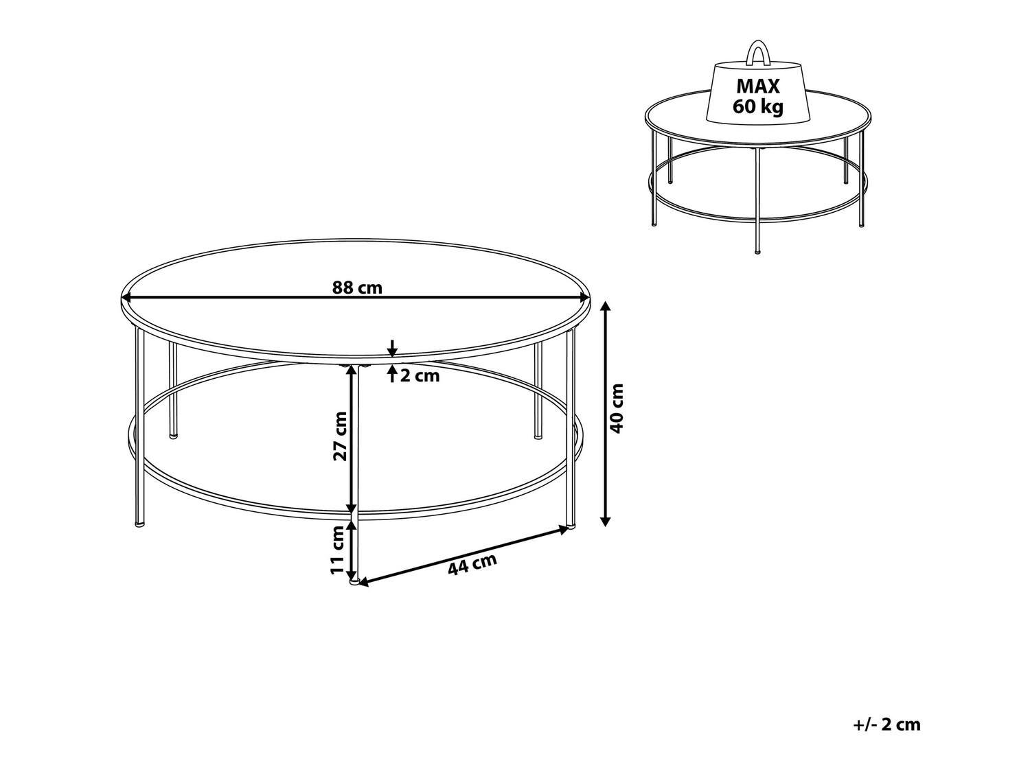 Stolić za kavu Berwyn 757