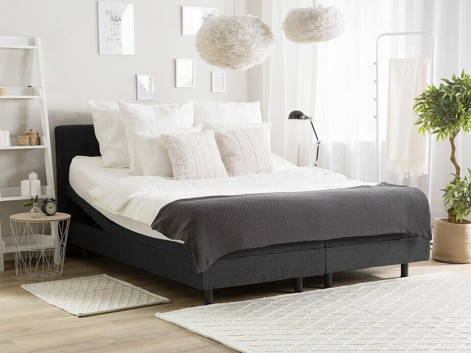 Krevet Berwyn 762 (Tamno siva)