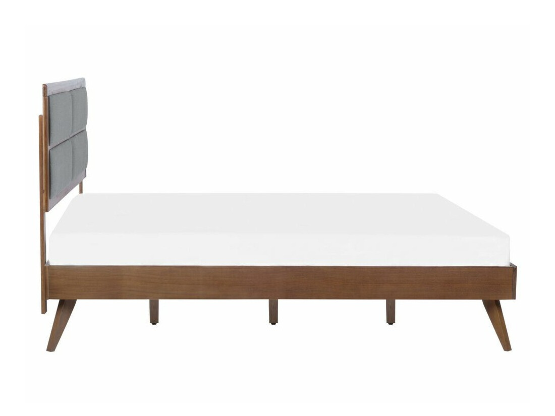 Krevet Berwyn 772 (Siva + Tamno drvo)