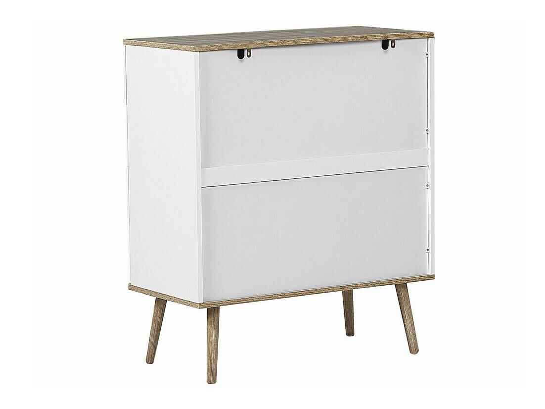 Komoda Berwyn 781 (Bijela + Svijetlo drvo)