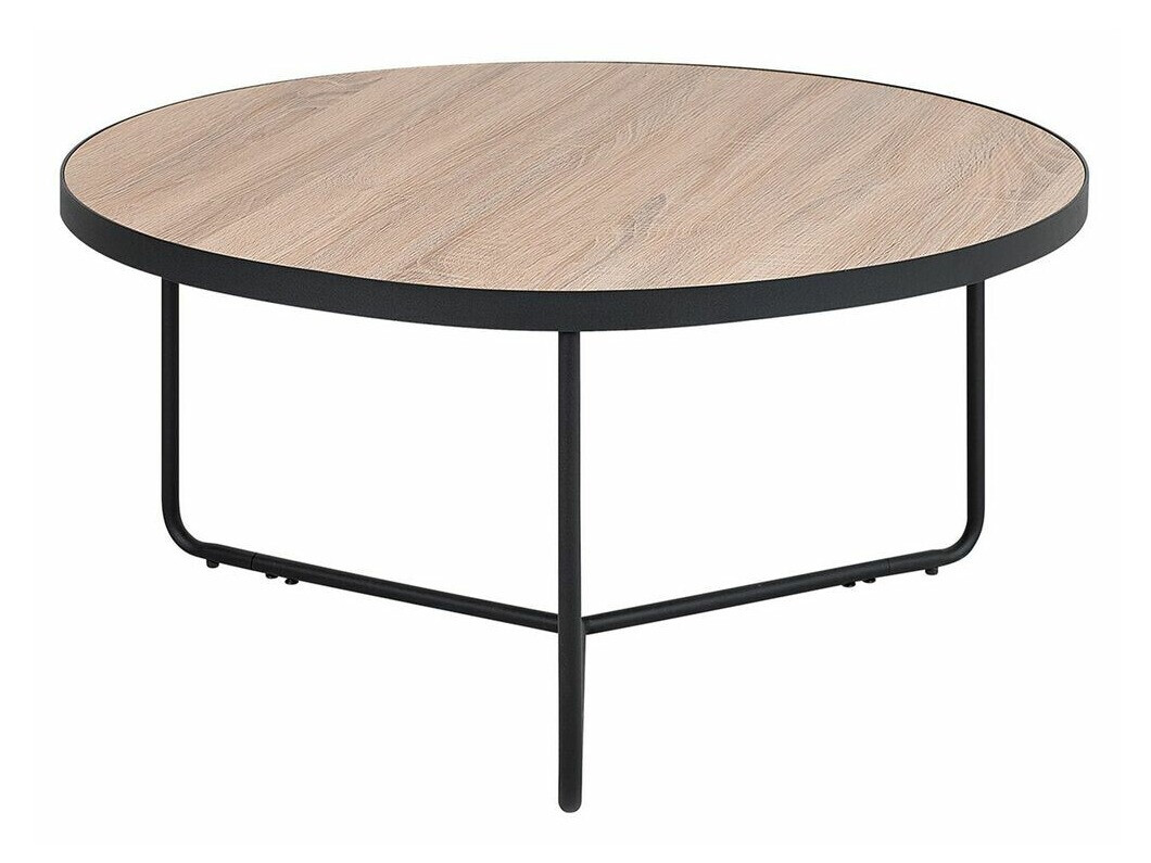 Stolić za kavu Berwyn 784 (Svijetlo drvo + Crna)