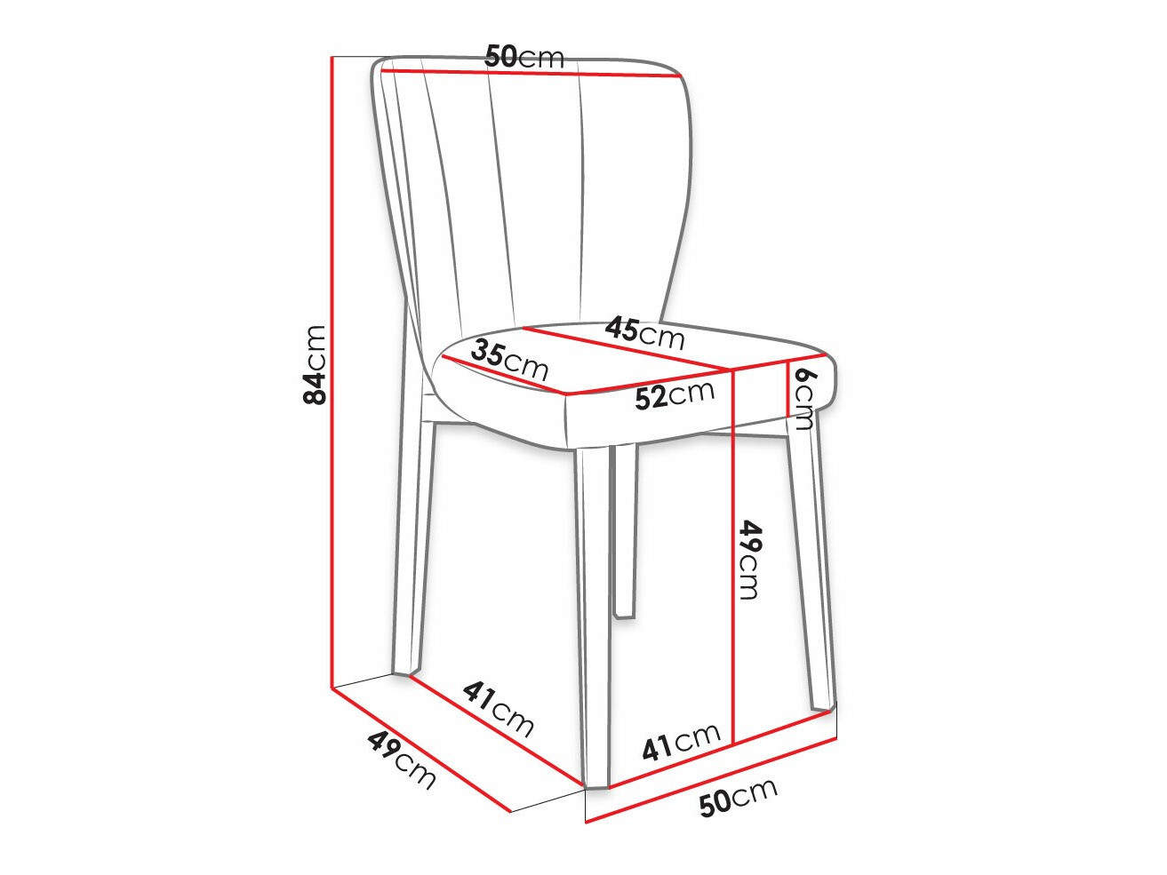 Stolica Racine 130 (Crna + Magic Velvet 2217)