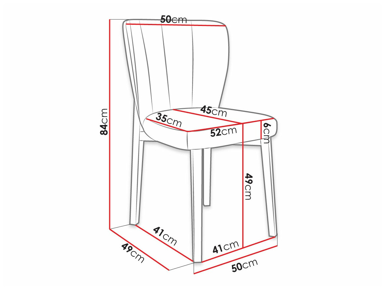 Stolica Racine 130 (Crna + Magic Velvet 2225)