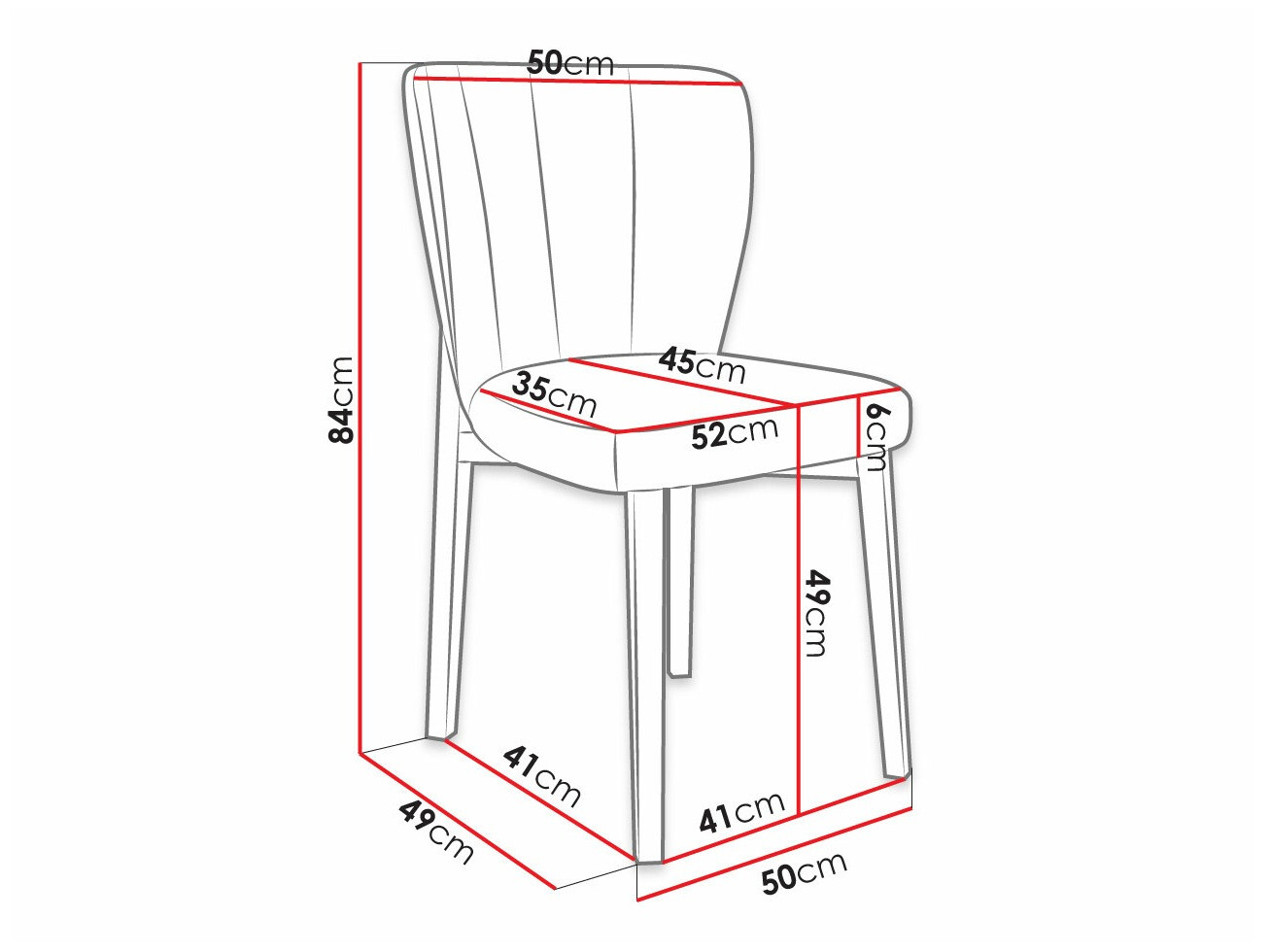 Stolica Racine 130 (Crna + Magic Velvet 2258)