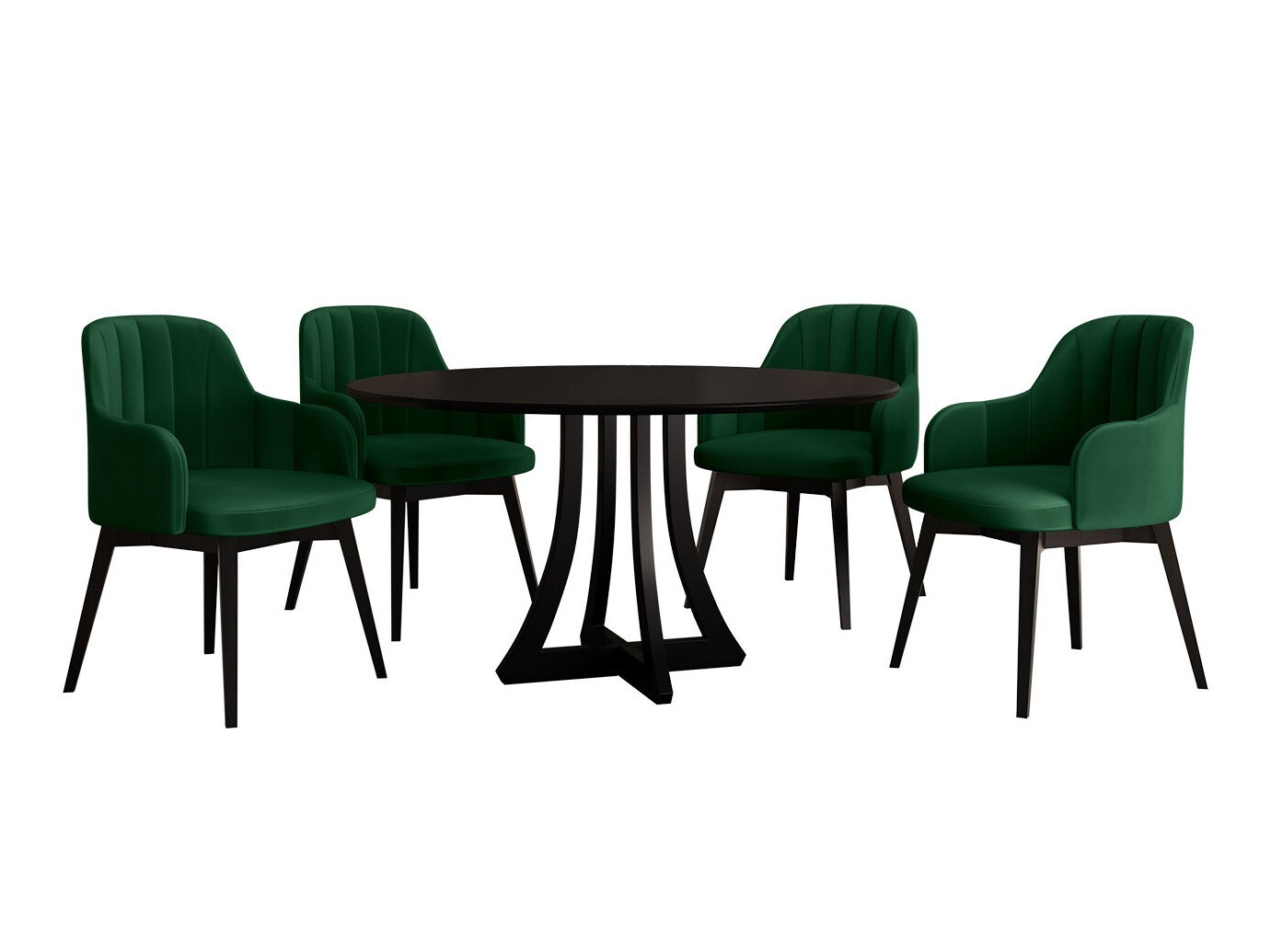 Blagovaonski set Racine 128 (Crna)