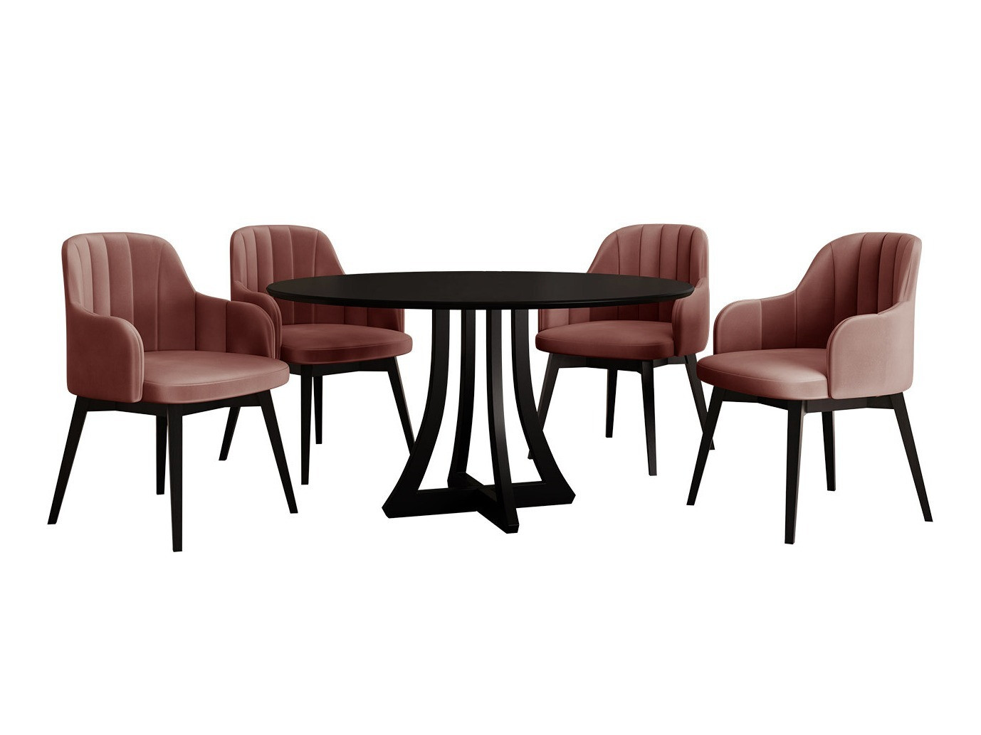 Blagovaonski set Racine 128 (Crna)