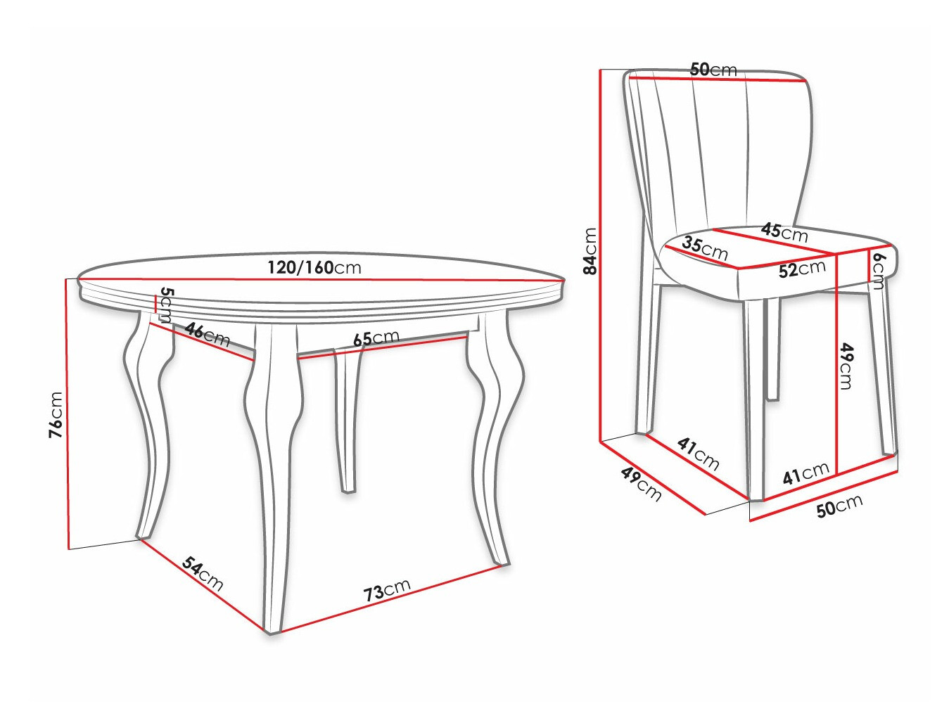 Blagovaonski set Racine 140 (Magic Velvet 2258)