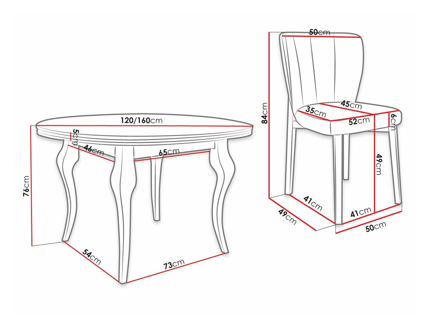 Blagovaonski set Racine 141 (Magic Velvet 2217)