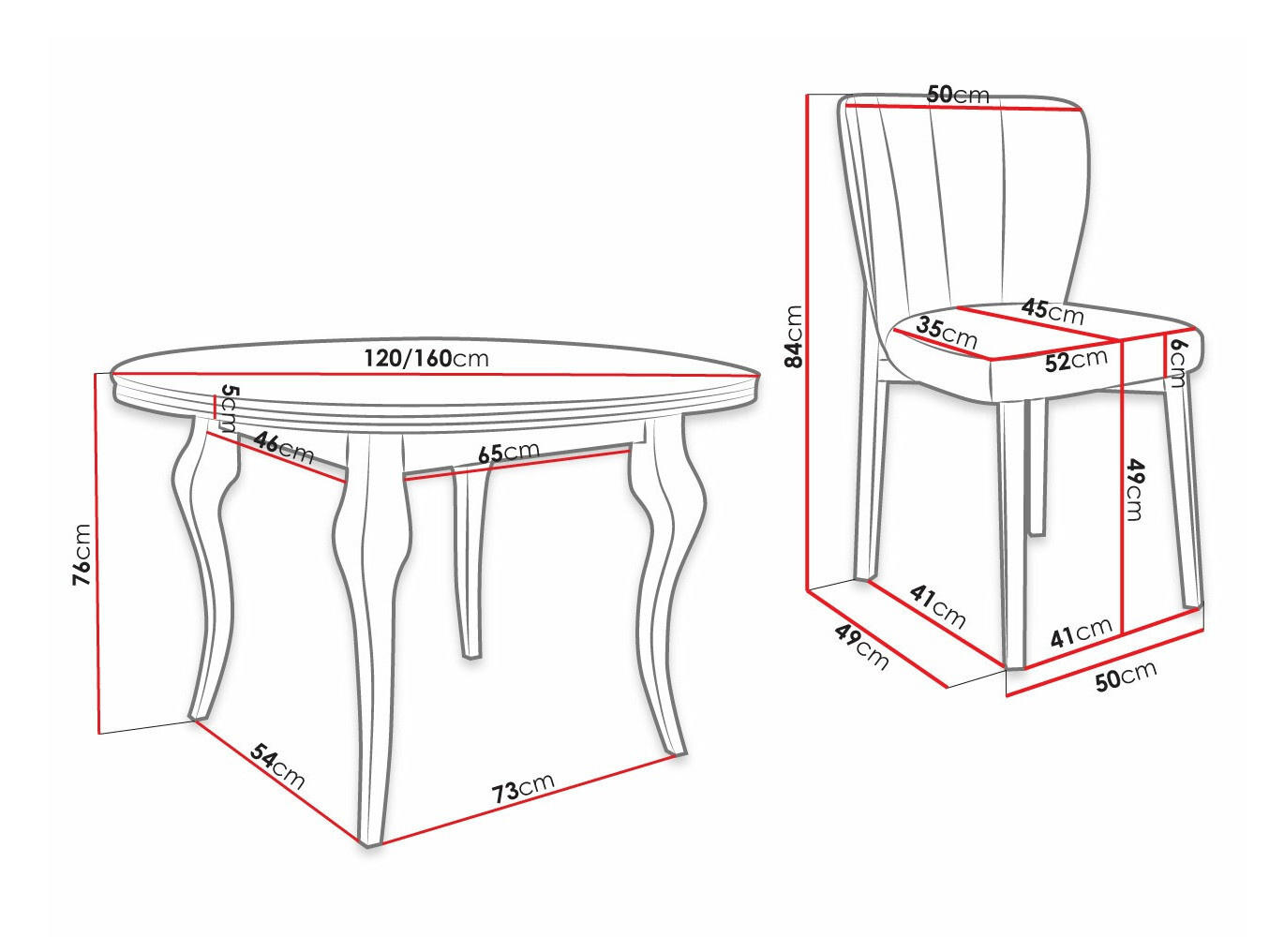 Blagovaonski set Racine 141 (Magic Velvet 2219)