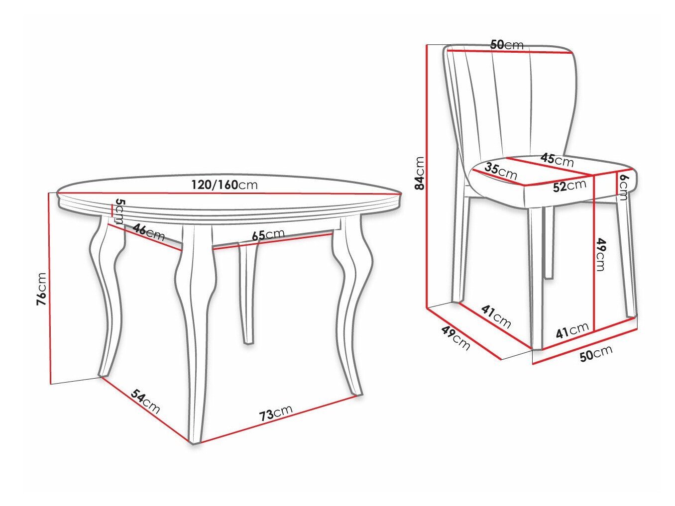 Blagovaonski set Racine 141 (Magic Velvet 2258)