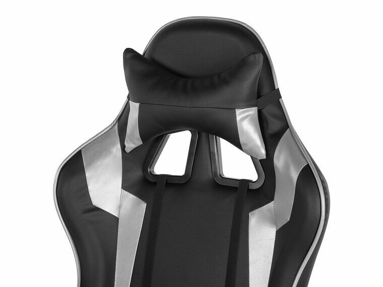 Gaming stolica Berwyn 820 (Crna + Srebrna)