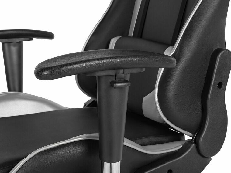 Gaming stolica Berwyn 820 (Crna + Srebrna)