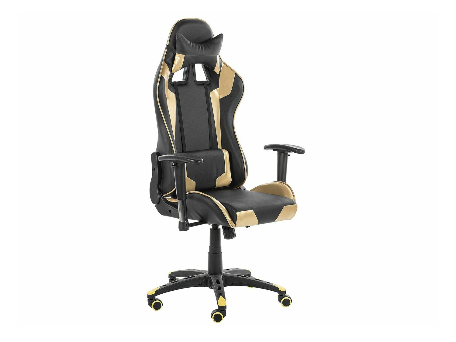 Gaming stolica Berwyn 820 (Crna + Zlatna)