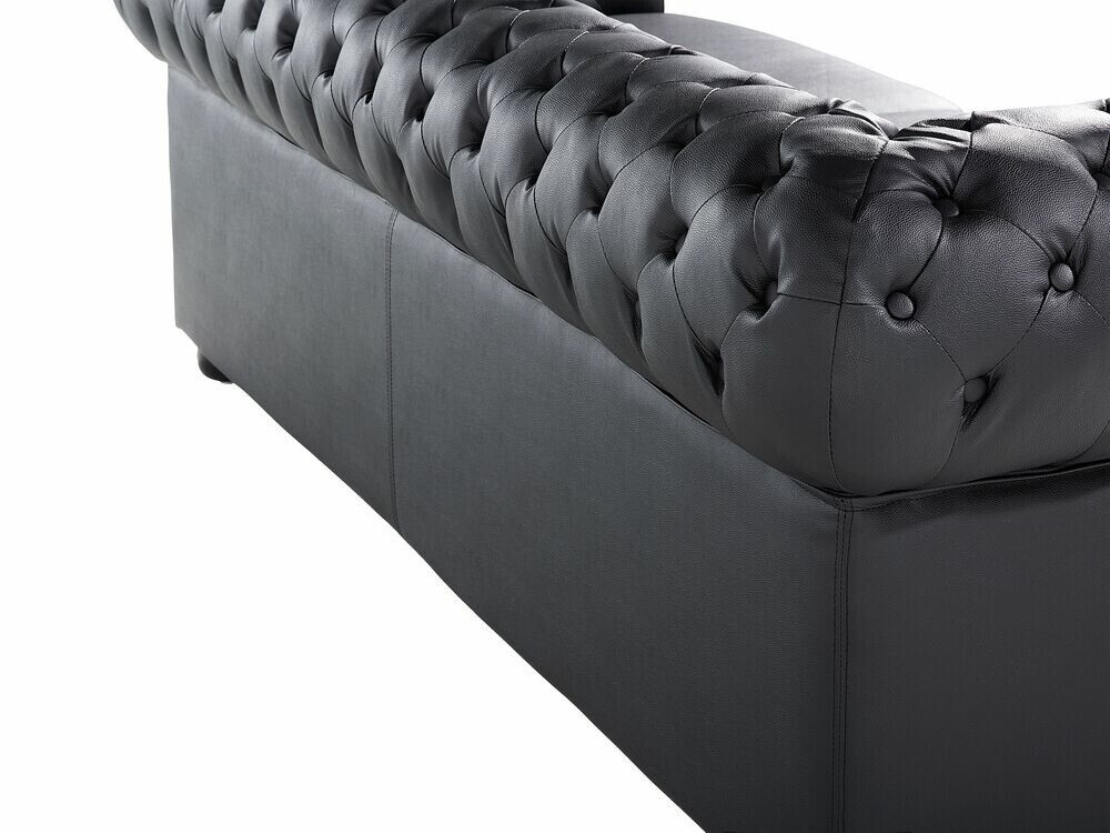 Chesterfield kauč Berwyn 832 (Crna)