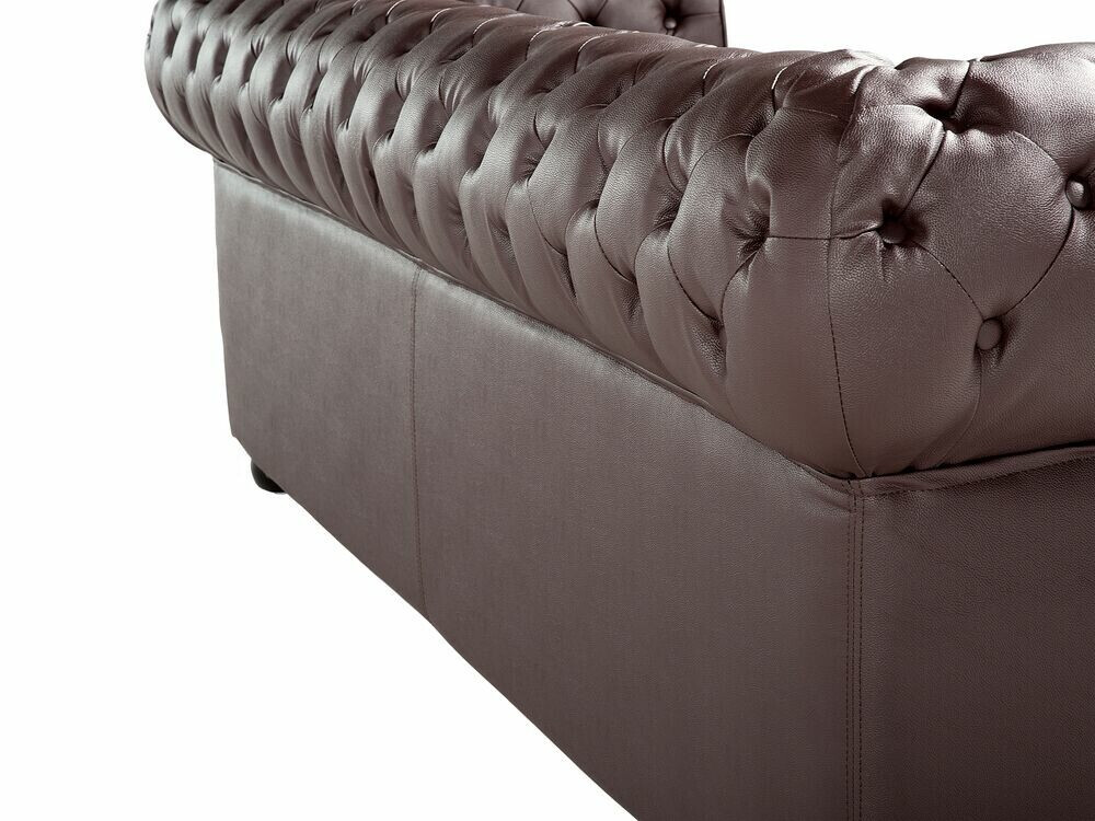 Chesterfield kauč Berwyn 832 (Tamno smeđa)