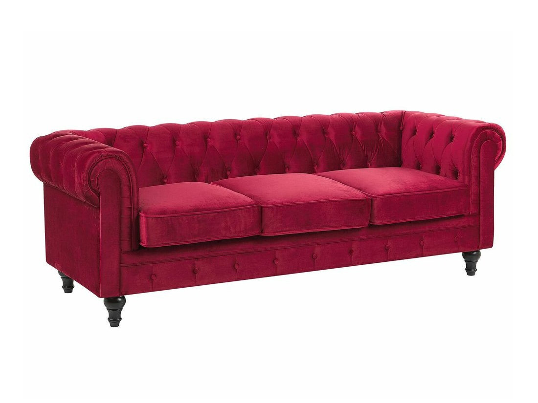 Chesterfield kauč Cirdoro 101 (Crvena)
