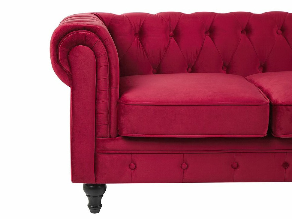Chesterfield kauč Cirdoro 101 (Crvena)